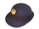 紺フェルトハイバック女性制帽