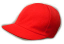 ＵＶカット紅白帽（表　赤）